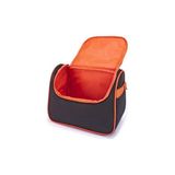 Brons Beslenme Çantası Siyah 15x25x19 cm Fosforlu Turuncu Fermuarlı Kullanışlı Tasarım