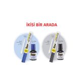 Brons Beyaz Tahta Kalemi Ve Mürekkep Seti 2 Si Bir Arada ( Mavi Ve Siyah)