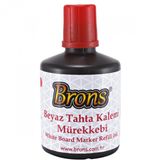 Brons BR-355 100 cc Kırmızı 6'lı Beyaz Tahta Kalem Mürekkebi