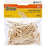 Brons BR-912 Natural Ahşap Kibrit Çöpü
