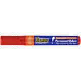 Brons BR-9722 Kırmızı Kesik Uç Permanent Kalem
