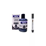 Brons Doldurulabilir Beyaz Yazı Tahtası Kalemi + Trix 100 ml Siyah Mürekkep