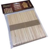Brons Naturel Ahşap Dar Dondurma Çubuğu 9MMX11CM 50 Adet N:BR-900