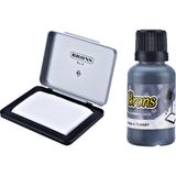 Brons No:3 Istampa + Istampa Mürekkebi Seti 30 ml Siyah