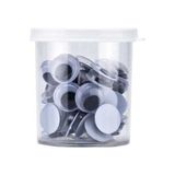 Brons Oynar Göz 10MM - 3 Adet - Siyah
