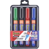 Brons Permanent Marker Kalem Kesik Uç 4'Lü Blister(S+M+K) Br-9700