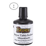 Brons Tahta Kalem Mürekkebi Siyah 100 CC 6'lı