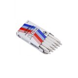 Brons Tebeşir Yuvarlak Yağlı Beyaz 12 Li (1 Koli 100 Paket)