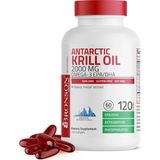 Bronson Antarctic Krill Yağı 2000 Mg – Yüksek Emilimli Omega‑3, Astaksantin & Fosfolipid Desteği | 120 Softjel