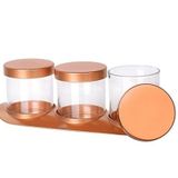 Bronz Baharat Seti Lüx 3lü Set