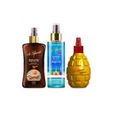 Bronzing Bomb 200 Ml + Bronzlaştırıcı Yağ Spf15 200 Ml + Body Mist Aqua 200 Ml