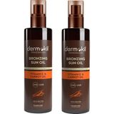 Bronzlaştırıcı Güneş Yağı 200 ml x 2 Adet