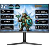BRONZTURQ BTQ270FHD240-JY 27 inç 240 Hz 1 ms Full HD Curved Gaming Monitör