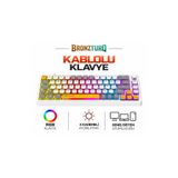 Bronzturq MK1148 RGB TKL Kablolu Mekanik Gaming Klavye