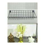 BROOHOME KÜÇÜK DUVAR RAF 22cmX12cmX12cm, TEL RAF Takı Baharatlık Düzenleyici Banyo , Mutfak