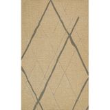 Brooklyn Brk 05 Natural Grey Hasır Görünümlü Kaymaz Renkli Dokuma Modern Kilim