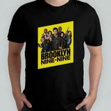Brooklyn Nine Nine %100 Pamuklu Bisiklet Yaka T-Shirt Model - 1 - Siyah - 6 - 9 Yaş