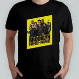 Brooklyn Nine Nine %100 Pamuklu Bisiklet Yaka T-Shirt Model - 1 - Siyah - XL