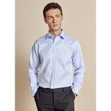 Brooks Brothers Açık Mavi Erkek Regular Fit Çizgili Gömlek BBSS26MSH039 - 45 - Mavi - Beyaz
