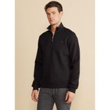 BROOKS BROTHERS Bato Yaka Sweatshirt, S, 5003320604, Siyah, erkek