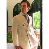 Brooks Brothers Bej Erkek Slim Fit Ceket BBSS26MBL005 - 56 - Ekru