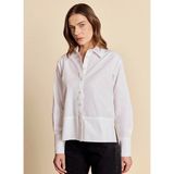 Brooks Brothers Beyaz Kadın Regular Fit Gömlek BBFW26FSH001 - 40