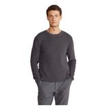 BROOKS BROTHERS Bisiklet Yaka Kazak, L, 5003310991, Antrasit Melanj, Erkek