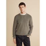 BROOKS BROTHERS Bisiklet Yaka Kazak, L, 5003311000, Haki, Erkek
