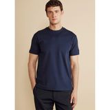 Brooks Brothers Bisiklet Yaka Lacivert Erkek T-Shirt BBFW25MTS004
