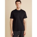 Brooks Brothers Bisiklet Yaka Siyah Erkek T-Shirt BBFW25MTS005