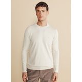 Brooks Brothers Bisiklet Yaka Standart Bej Erkek Kazak BBFW25MKL014