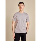 BROOKS BROTHERS Bisiklet Yaka T-Shirt, L, 5003352161, Gri, Erkek