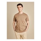 BROOKS BROTHERS Bisiklet Yaka Vizon Erkek T-Shirt BBSS26MTS002