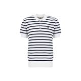 BROOKS BROTHERS Çizgili Kazak, 2XL, 5003352611, Kırık Beyaz - Lacivert, Erkek