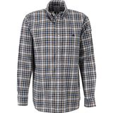 Brooks Brothers Çok Renkli Erkek Kareli Gömlek BBSS26MSH049 - Lacivert - Kahve