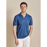Brooks Brothers Indıgo Erkek Standart Melanj Kazak BBSS26MKL028 - İndigo