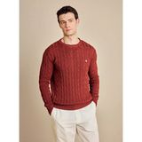 Brooks Brothers Kiremit Erkek Standart Triko Kazak BBSS26MKL030