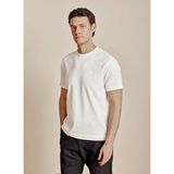Brooks Brothers Kırık Beyaz Erkek Standart T-Shirt BBSS26MTS006 - L