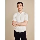 Brooks Brothers Kırık Beyaz Erkek Standart Triko Kazak BBSS26MKL010 - 3XL