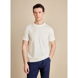 Brooks Brothers Kırık Beyaz Erkek Standart Triko Kazak BBSS26MKL011