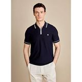 Brooks Brothers Kırık Beyaz - Lacivert Erkek Nakışlı Kazak BBSS26MKL007 - 2XL