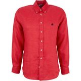 Brooks Brothers Kırmızı Erkek Düğmeli Regular Fit Logo Baskılı Gömlek BBSS26MSH022