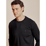 BROOKS BROTHERS Logo Baskılı Kazak, L, 5003351886, Siyah, Erkek