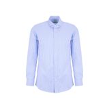 BROOKS BROTHERS Mavi-Beyaz İtalyan Slim Fit Çizgili Gömlek, 44, 5003352542, Mavi-Beyaz, Erkek