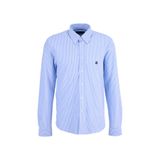 BROOKS BROTHERS Mavi Erkek Regular Fit Çizgili %100 Pamuk Gömlek BBSS26MKN003