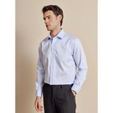 Brooks Brothers Mavi Erkek Regular Fit Çizgili Gömlek BBSS26MSH044 - 45 - Mavi - Beyaz