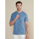 Brooks Brothers Mavi Erkek Standart T-Shirt BBSS25MTS011 - 2XL