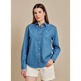 Brooks Brothers Mavi Kadın Denim Gömlek BBSS26FDS001