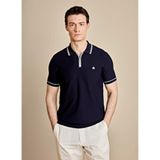 BROOKS BROTHERS Nakışlı Kazak, 2XL, 5003352575, Kırık Beyaz - Lacivert, Erkek
