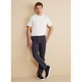 Brooks Brothers Normal Bel Düz Paça Standart Pantolon, 48, BBFW25MPT013, Lacivert, Erkek